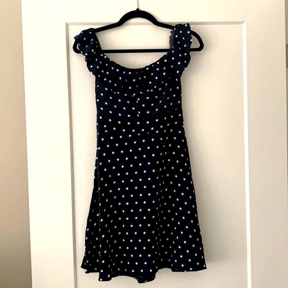 Zara polka dot dress